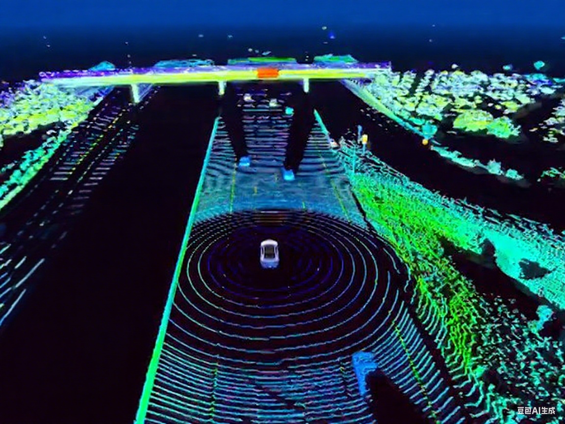 激光雷達(dá)之機械掃描式示意圖