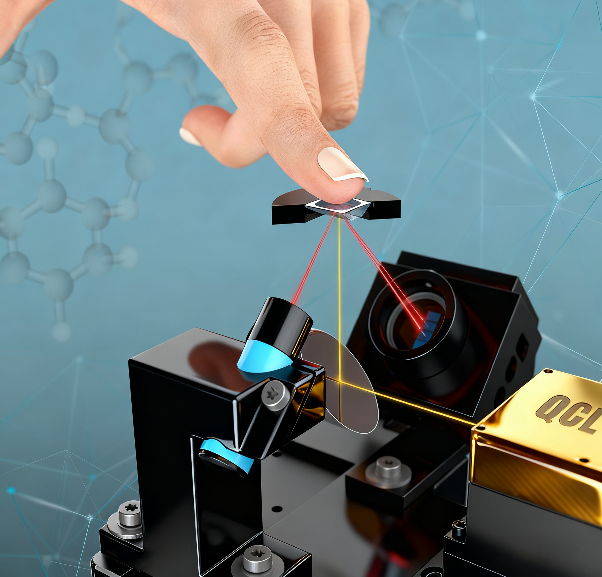 無(wú)創(chuàng)血糖測(cè)量的光熱偏轉(zhuǎn)法儀器